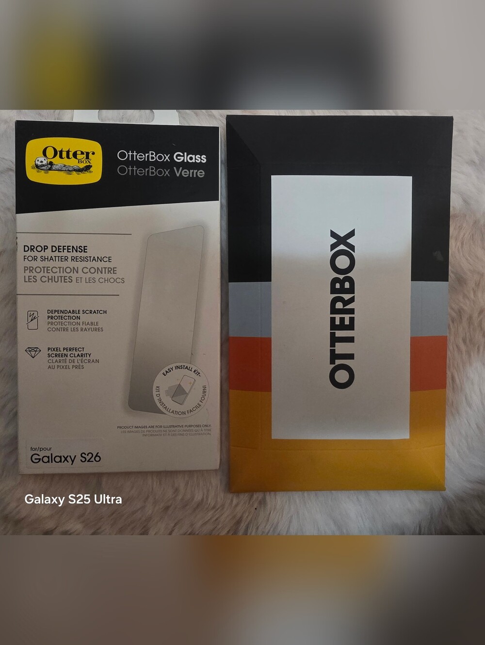OtterBox Black MagSafe Case And OtterBox Glass Screen Protector Kit